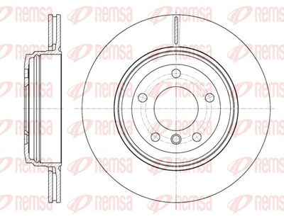 Brake Disc REMSA 6654.10
