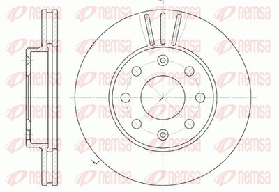 Brake Disc REMSA 6655.10