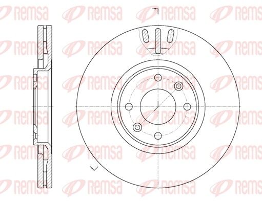 REMSA 6657.10 Brake Disc