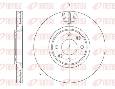 Brake Disc REMSA 6657.10