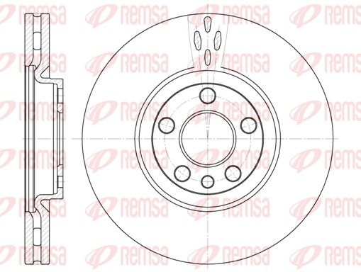 REMSA 6658.10 Brake Disc