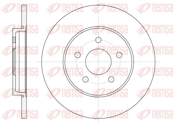 REMSA 6661.00 Brake Disc