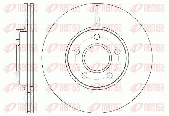 REMSA 6662.10 Brake Disc