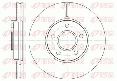 Brake Disc REMSA 6662.10