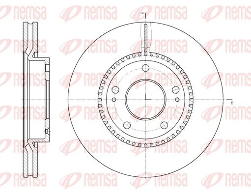 REMSA 6663.10 Brake Disc