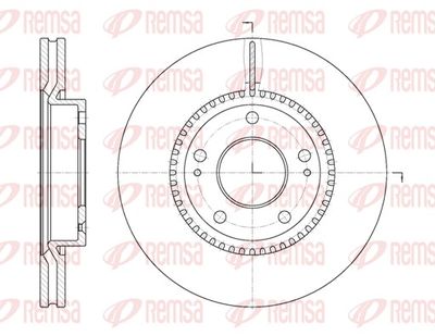 Brake Disc REMSA 6663.10