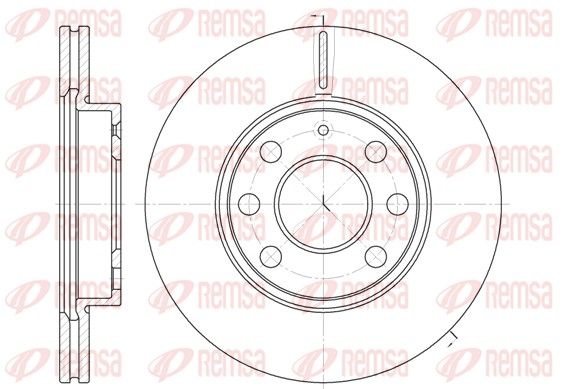 REMSA 6665.10 Brake Disc