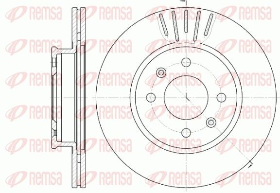 REMSA 6666.10 Brake Disc