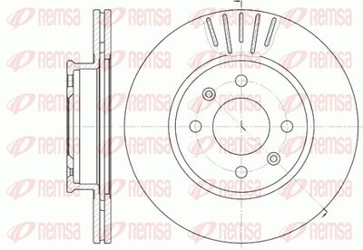 Brake Disc REMSA 6666.10