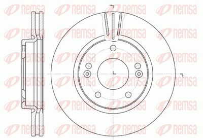 Brake Disc REMSA 6667.10