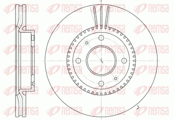 REMSA 6668.10 Brake Disc