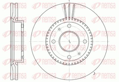 Brake Disc REMSA 6668.10