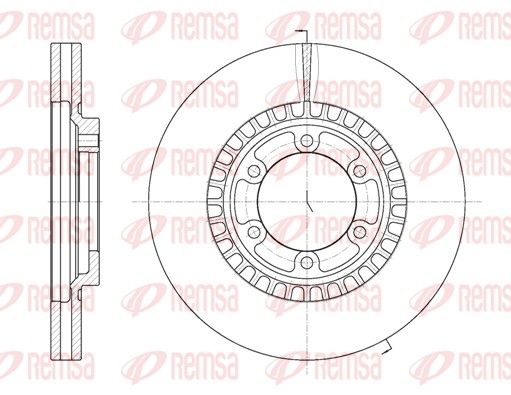 REMSA 6669.10 Brake Disc
