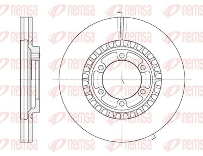Brake Disc REMSA 6669.10