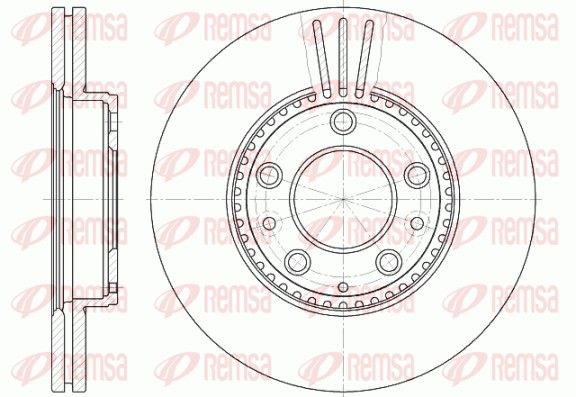 REMSA 6673.10 Brake Disc