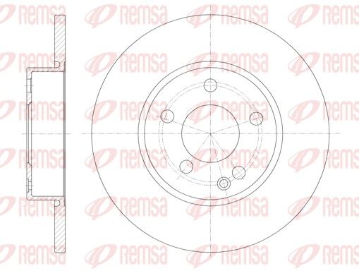 REMSA 6674.00 Brake Disc