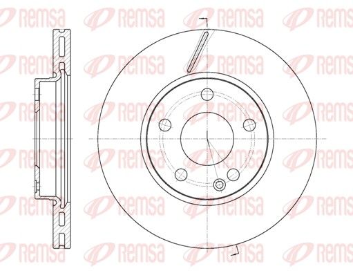 REMSA 6675.10 Brake Disc