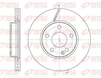 Brake Disc REMSA 6675.10