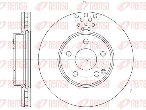 REMSA 6676.10 Brake Disc
