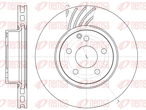 REMSA 6677.10 Brake Disc