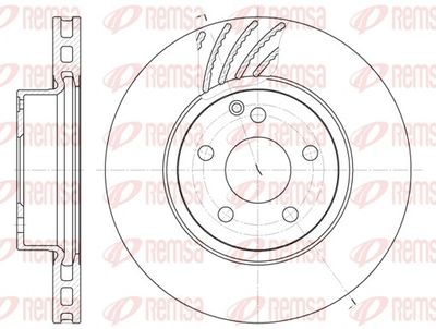 Brake Disc REMSA 6677.10