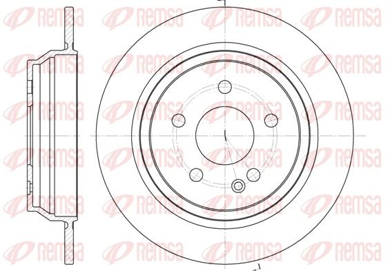 REMSA 6678.00 Brake Disc