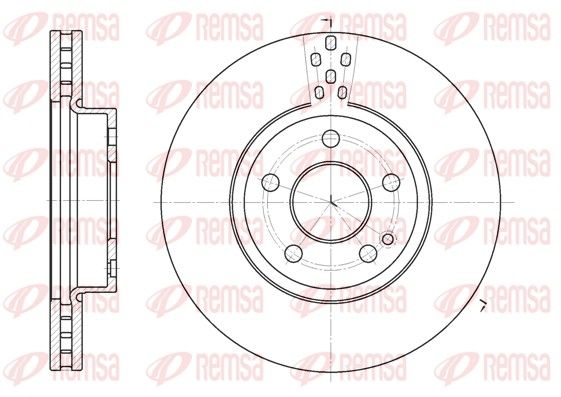 REMSA 6679.10 Brake Disc