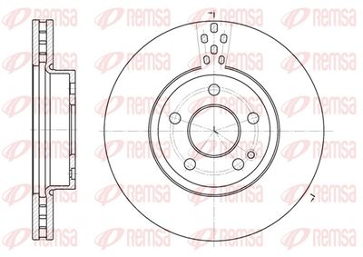 Brake Disc REMSA 6679.10