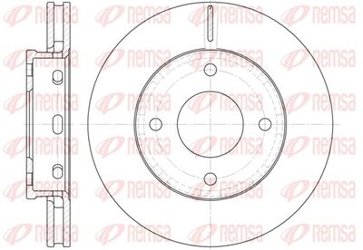 Brake Disc REMSA 6680.10