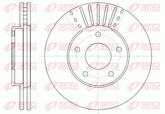 REMSA 6681.10 Brake Disc