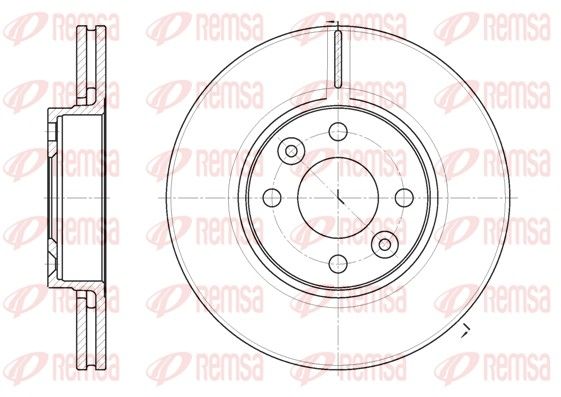 REMSA 6683.10 Brake Disc