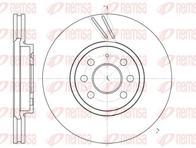 Brake Disc REMSA 6684.10