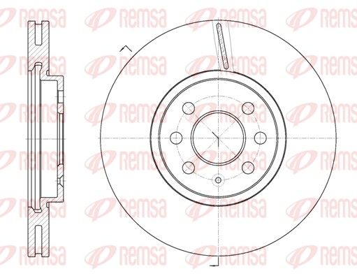 REMSA 6685.10 Brake Disc