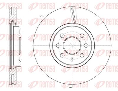 Brake Disc REMSA 6685.10
