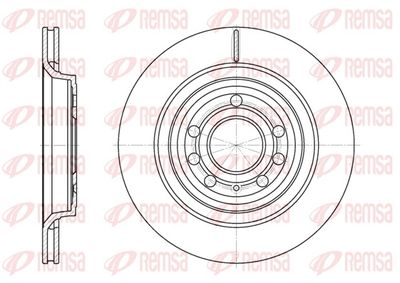 Brake Disc REMSA 6686.10