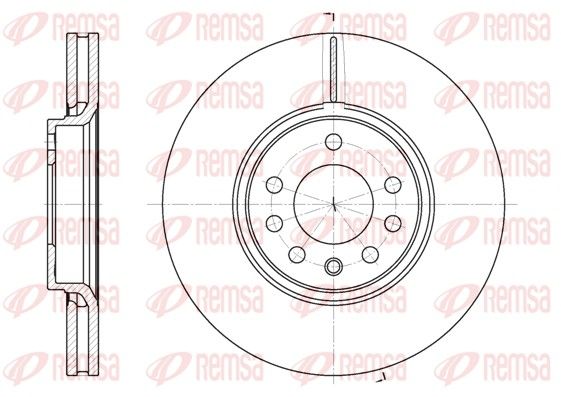 REMSA 6687.10 Brake Disc