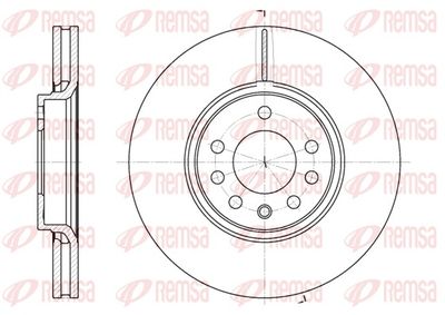 Brake Disc REMSA 6687.10