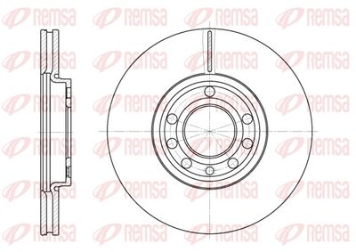 Brake Disc REMSA 6689.10