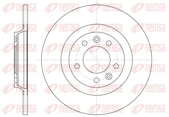 REMSA 6690.00 Brake Disc