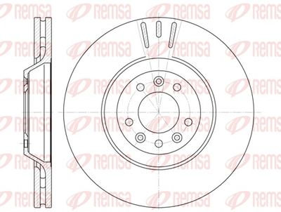 Brake Disc REMSA 6691.10