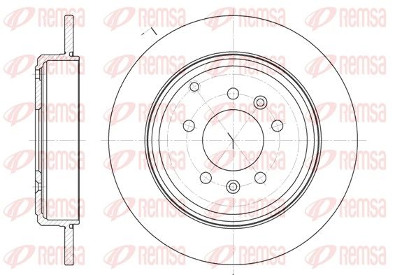 REMSA 6692.00 Brake Disc