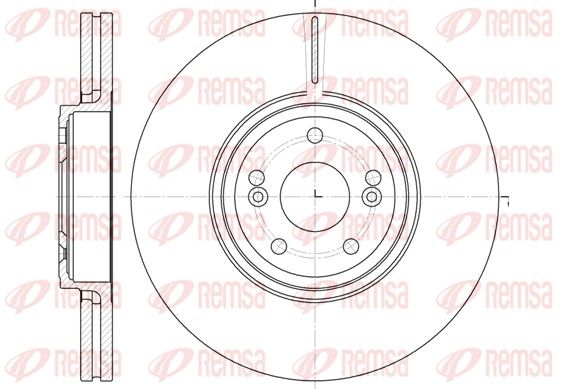 REMSA 6695.10 Brake Disc