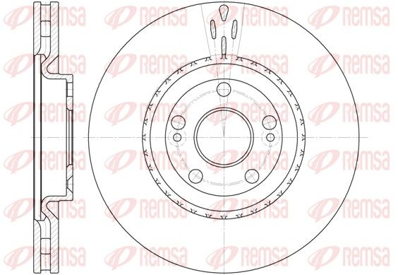 REMSA 6696.10 Brake Disc
