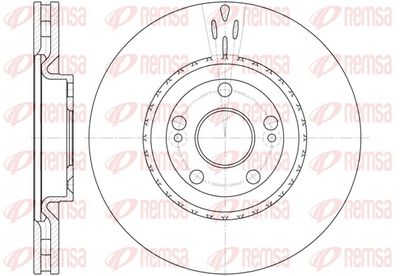 Brake Disc REMSA 6696.10