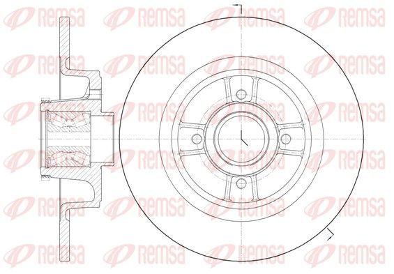 REMSA 6698.20 Brake Disc