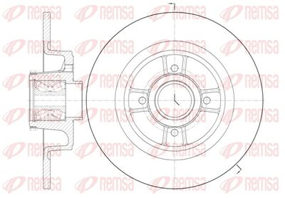 Brake Disc REMSA 6698.20