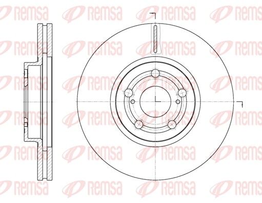 REMSA 6701.10 Brake Disc