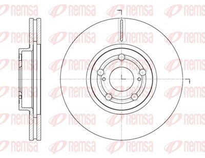 Brake Disc REMSA 6701.10
