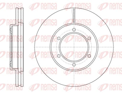 REMSA 6702.10 Brake Disc