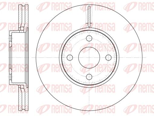REMSA 6704.10 Brake Disc